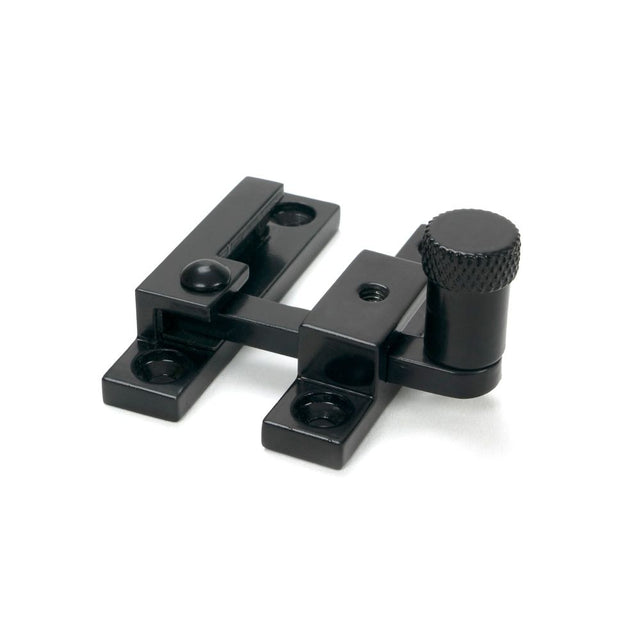From The Anvil - Black Brompton Quadrant Fastener - Narrow | Sku. 46592 | Trade Door Handles.