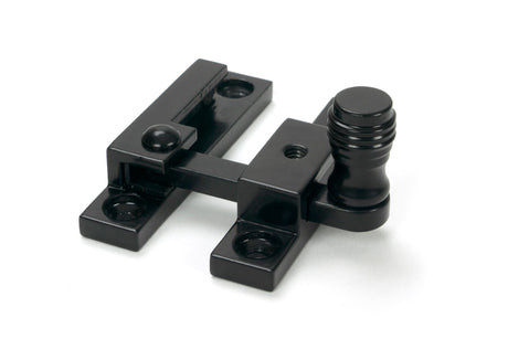 From The Anvil - Black Prestbury Quadrant Fastener - Narrow | Sku. 46593 | Trade Door Handles.