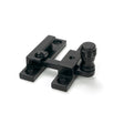 From The Anvil - Black Prestbury Quadrant Fastener - Narrow | Sku. 46593 | Trade Door Handles.