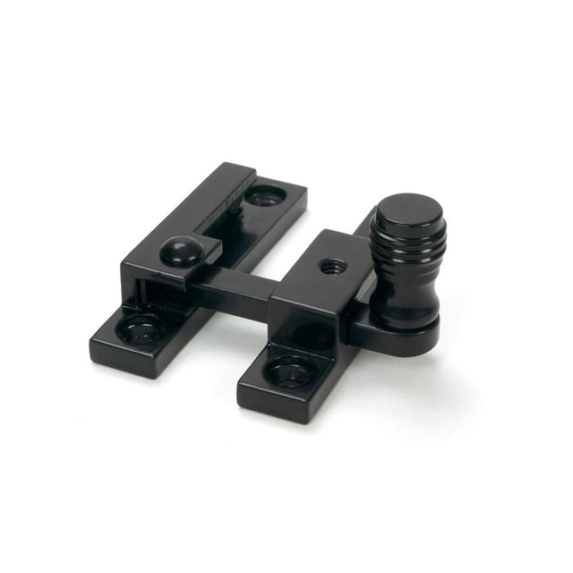 From The Anvil - Black Prestbury Quadrant Fastener - Narrow | Sku. 46593 | Trade Door Handles.