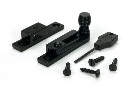 From The Anvil - Black Beehive Quadrant Fastener - Narrow | Sku. 46594 | Trade Door Handles.