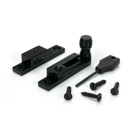 From The Anvil - Black Beehive Quadrant Fastener - Narrow | Sku. 46594 | Trade Door Handles.