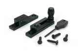From The Anvil - Black Mushroom Quadrant Fastener - Narrow | Sku. 46595 | Trade Door Handles.