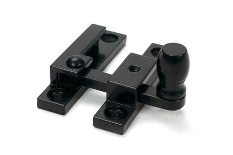 From The Anvil - Black Mushroom Quadrant Fastener - Narrow | Sku. 46595 | Trade Door Handles.