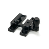 From The Anvil - Black Mushroom Quadrant Fastener - Narrow | Sku. 46595 | Trade Door Handles.
