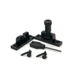 From The Anvil - Black Brompton Brighton Fastener - Narrow (Square) | Sku. 46596 | Trade Door Handles.