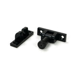 From The Anvil - Black Brompton Brighton Fastener - Narrow (Square) | Sku. 46596 | Trade Door Handles.