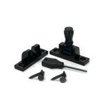 From The Anvil - Black Prestbury Brighton Fastener - Narrow (Square) | Sku. 46597 | Trade Door Handles.