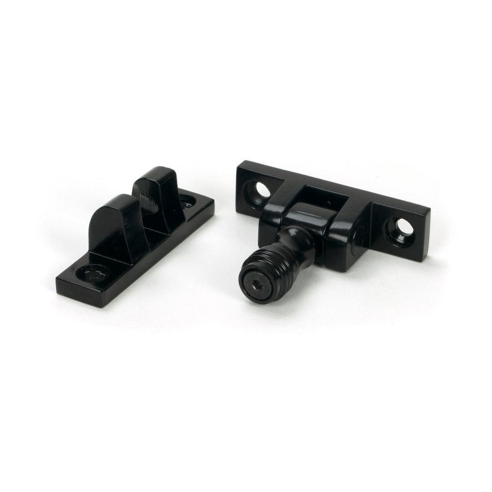 From The Anvil - Black Prestbury Brighton Fastener - Narrow (Square) | Sku. 46597 | Trade Door Handles.