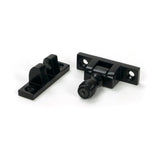 From The Anvil - Black Prestbury Brighton Fastener - Narrow (Square) | Sku. 46597 | Trade Door Handles.