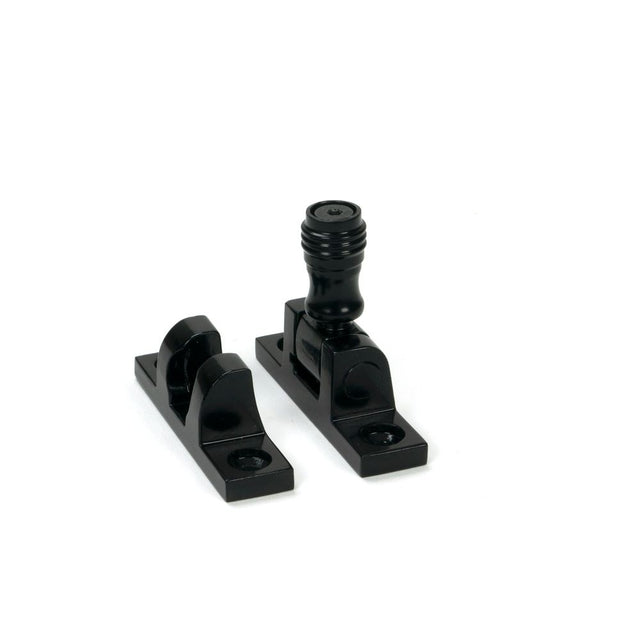 From The Anvil - Black Prestbury Brighton Fastener - Narrow (Square) | Sku. 46597 | Trade Door Handles.