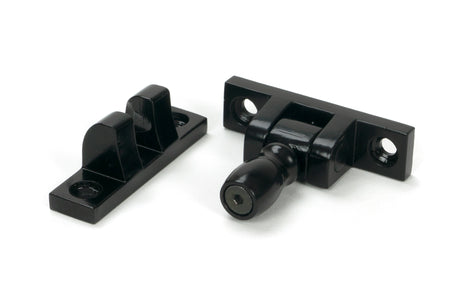From The Anvil - Black Mushroom Brighton Fastener - Narrow (Square) | Sku. 46599 | Trade Door Handles.