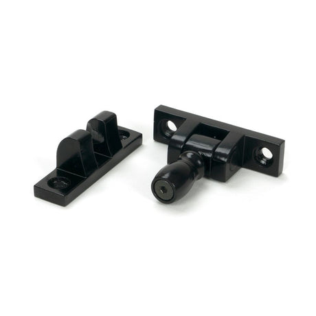 From The Anvil - Black Mushroom Brighton Fastener - Narrow (Square) | Sku. 46599 | Trade Door Handles.