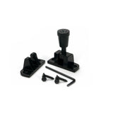 From The Anvil - Black Brompton Brighton Fastener (Radiused) | Sku. 46600 | Trade Door Handles.