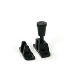 From The Anvil - Black Brompton Brighton Fastener (Radiused) | Sku. 46600 | Trade Door Handles.