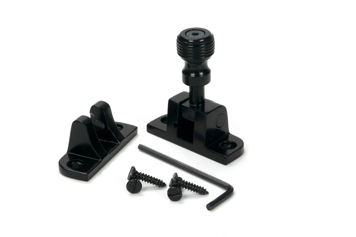 From The Anvil - Black Beehive Brighton Fastener (Radiused) | Sku. 46602 | Trade Door Handles.