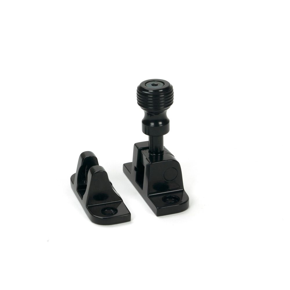 From The Anvil - Black Beehive Brighton Fastener (Radiused) | Sku. 46602 | Trade Door Handles.