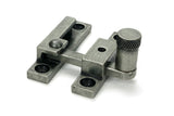 From The Anvil - Pewter Brompton Quadrant Fastener - Narrow | Sku. 46605 | Trade Door Handles.