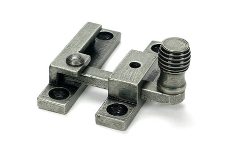 This is an image of From The Anvil - Pewter Beehive Quadrant Fastener - Narrow available to order from Trade Door Handles in Kendal.