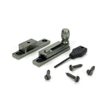 From The Anvil - Pewter Mushroom Quadrant Fastener - Narrow | Sku. 46608 | Trade Door Handles.