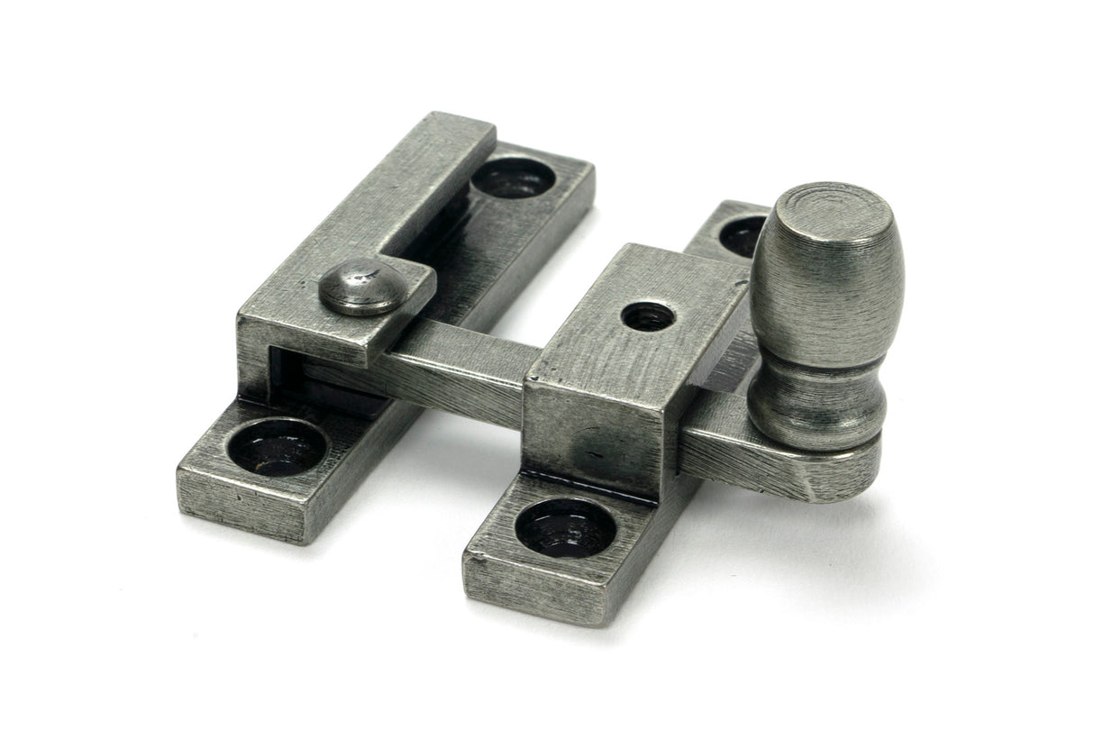 From The Anvil - Pewter Mushroom Quadrant Fastener - Narrow | Sku. 46608 | Trade Door Handles.