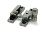 From The Anvil - Pewter Mushroom Quadrant Fastener - Narrow | Sku. 46608 | Trade Door Handles.
