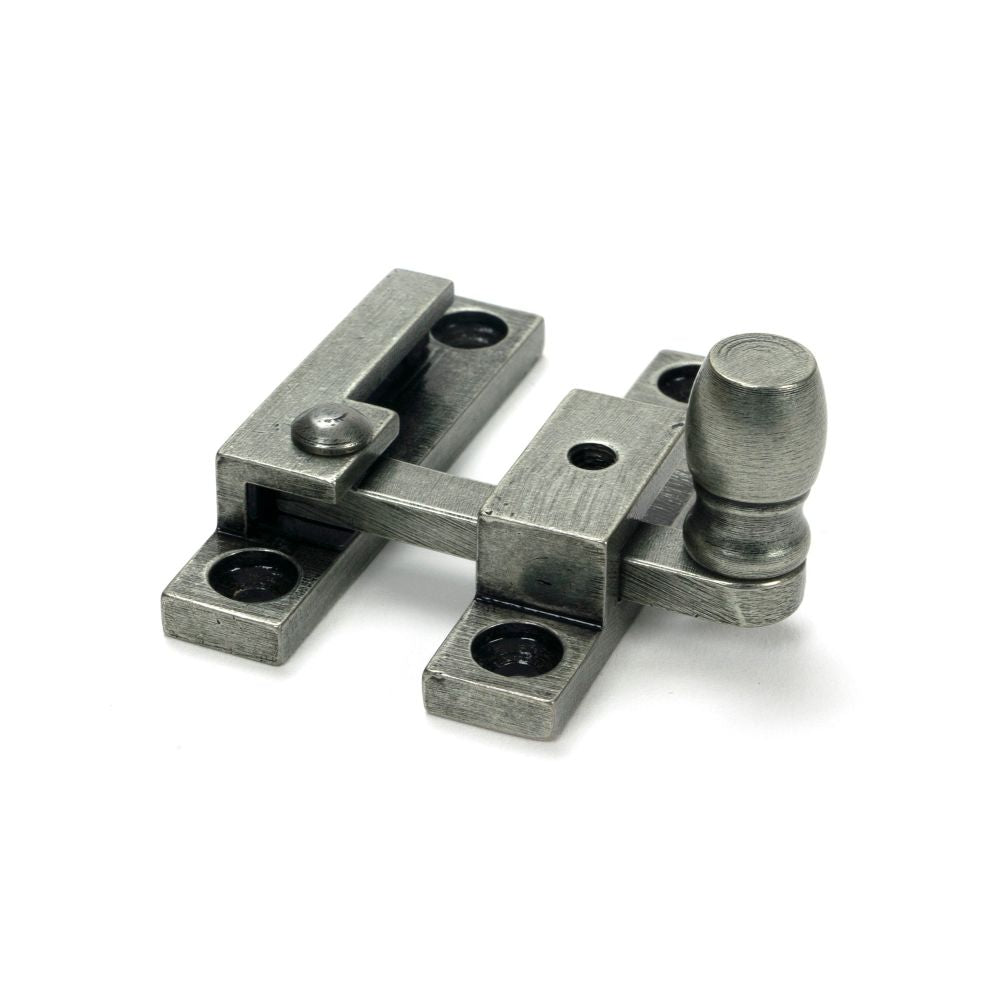 From The Anvil - Pewter Mushroom Quadrant Fastener - Narrow | Sku. 46608 | Trade Door Handles.