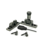 From The Anvil - Pewter Brompton Brighton Fastener - Narrow (Square) | Sku. 46609 | Trade Door Handles.