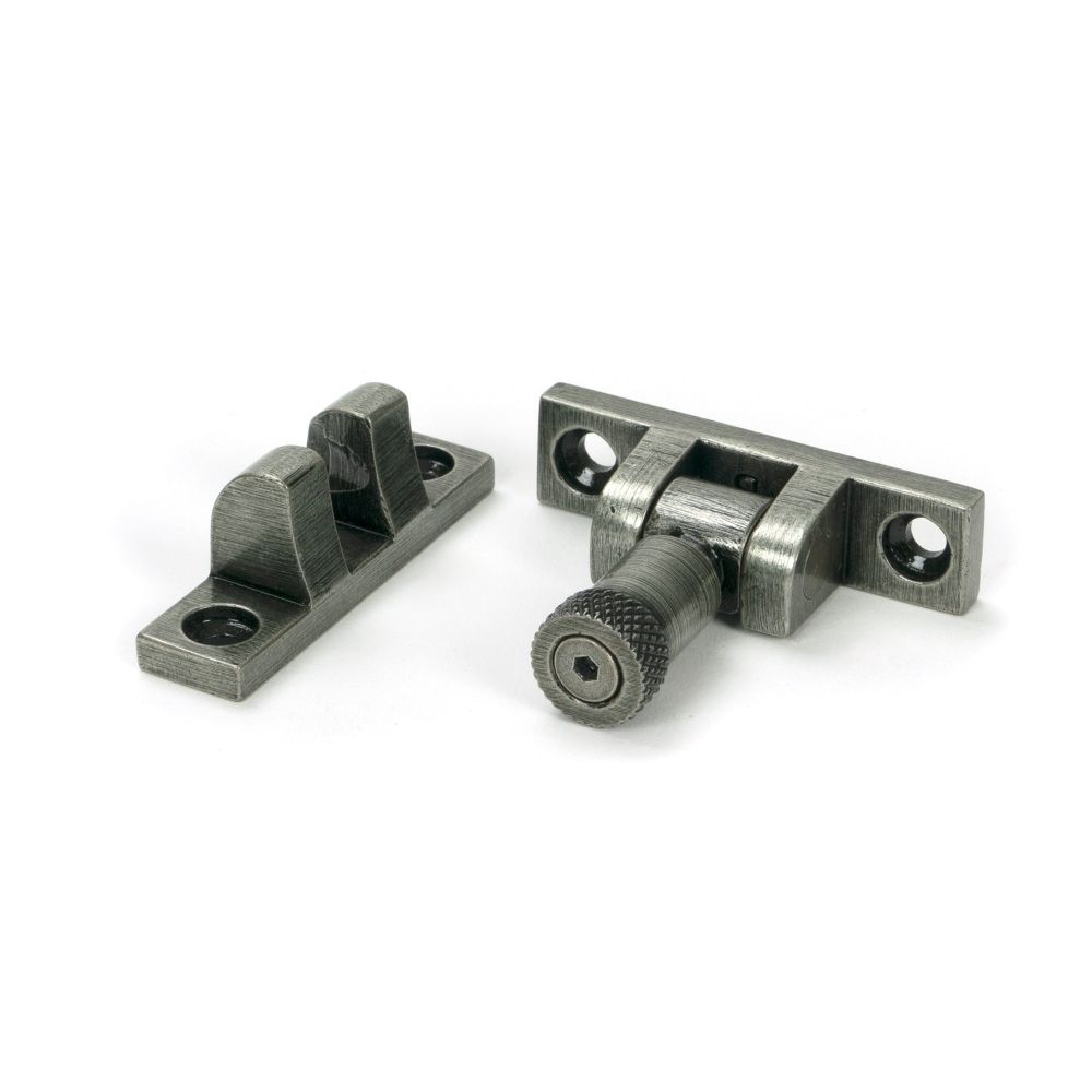 From The Anvil - Pewter Brompton Brighton Fastener - Narrow (Square) | Sku. 46609 | Trade Door Handles.