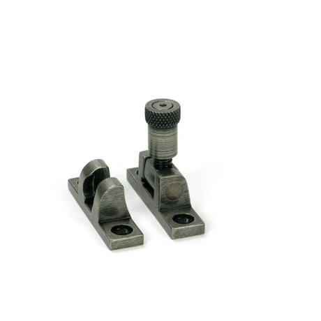 From The Anvil - Pewter Brompton Brighton Fastener - Narrow (Square) | Sku. 46609 | Trade Door Handles.