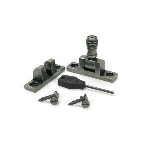 From The Anvil - Pewter Prestbury Brighton Fastener - Narrow (Square) | Sku. 46610 | Trade Door Handles.