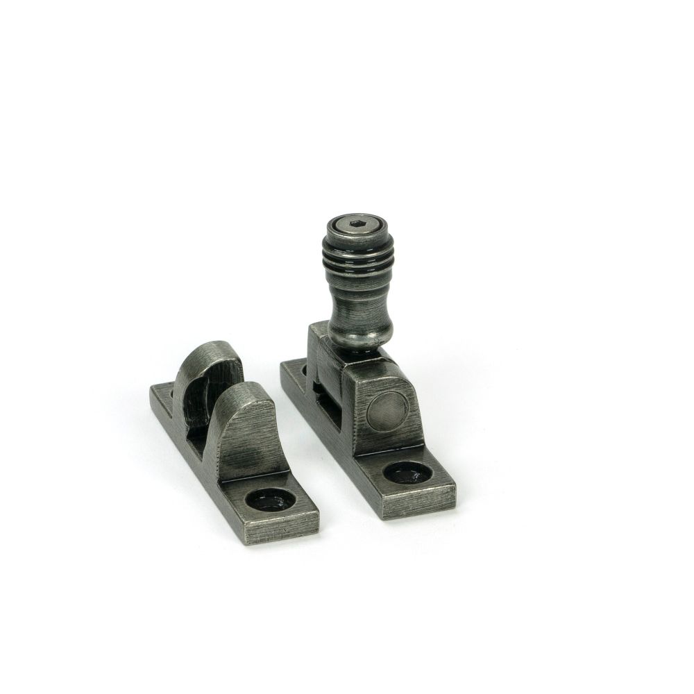 From The Anvil - Pewter Prestbury Brighton Fastener - Narrow (Square) | Sku. 46610 | Trade Door Handles.