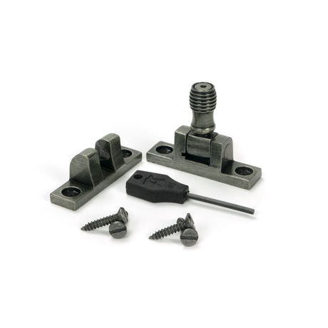 From The Anvil - Pewter Beehive Brighton Fastener - Narrow (Square) | Sku. 46611 | Trade Door Handles.