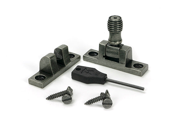 From The Anvil - Pewter Beehive Brighton Fastener - Narrow (Square)