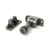 From The Anvil - Pewter Brompton Brighton Fastener (Radiused) | Sku. 46613 | Trade Door Handles.