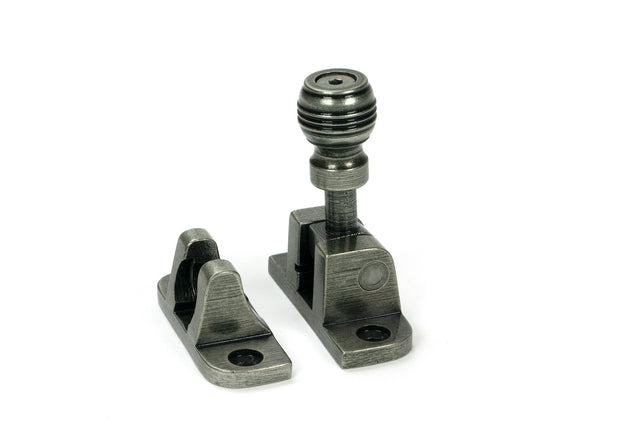 From The Anvil - Pewter Prestbury Brighton Fastener (Radiused) | Sku. 46614 | Trade Door Handles.