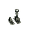 From The Anvil - Pewter Prestbury Brighton Fastener (Radiused) | Sku. 46614 | Trade Door Handles.