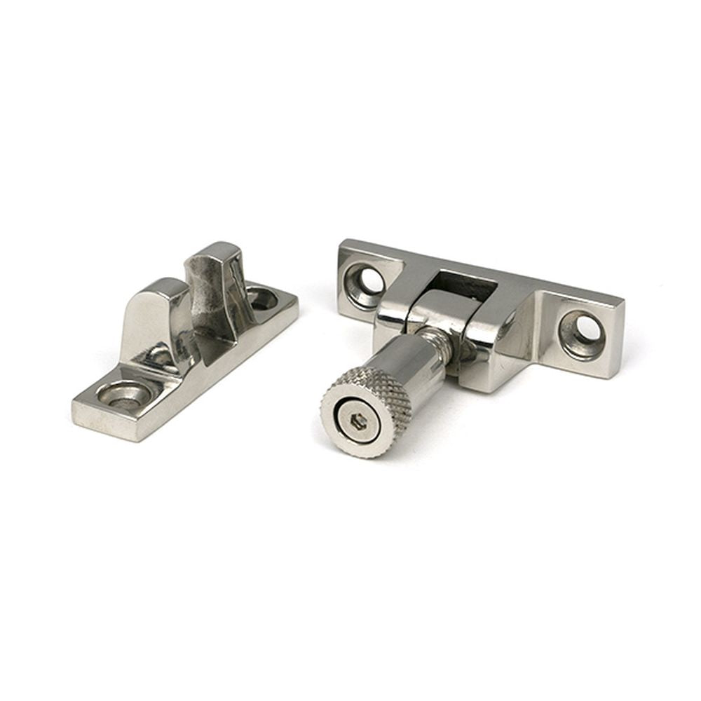 High quality images of the From The Anvil - Polished Marine SS (316) Brompton Brighton Fastener - Narrow (Square) | Sku. Anvil-46622 | available to order from Trade Door Handles, quick delivery at discounted prices.