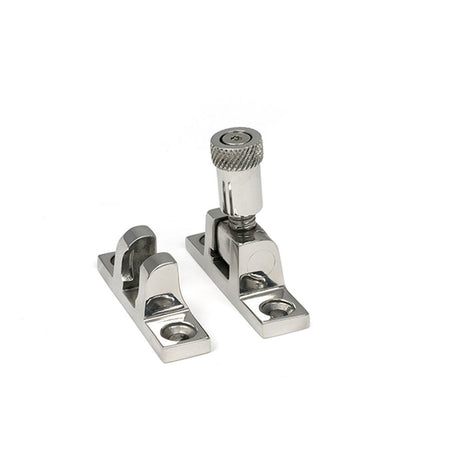 High quality images of the From The Anvil - Polished Marine SS (316) Brompton Brighton Fastener - Narrow (Square) | Sku. Anvil-46622 | available to order from Trade Door Handles, quick delivery at discounted prices.