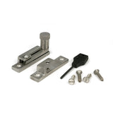High quality images of the From The Anvil - Satin Marine SS (316) Brompton Quadrant Fastener - Narrow | Sku. Anvil-46631 | available to order from Trade Door Handles, quick delivery at discounted prices.