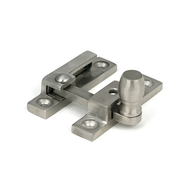 High quality images of the From The Anvil - Satin Marine SS (316) Mushroom Quadrant Fastener - Narrow | Sku. Anvil-46634 | available to order from Trade Door Handles, quick delivery at discounted prices.