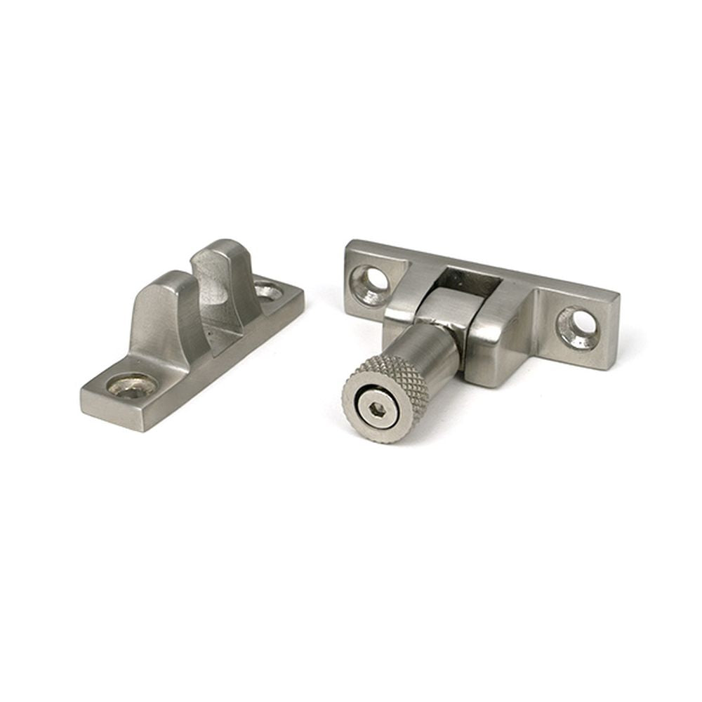 High quality images of the From The Anvil - Satin Marine SS (316) Brompton Brighton Fastener - Narrow (Square) | Sku. Anvil-46635 | available to order from Trade Door Handles, quick delivery at discounted prices.
