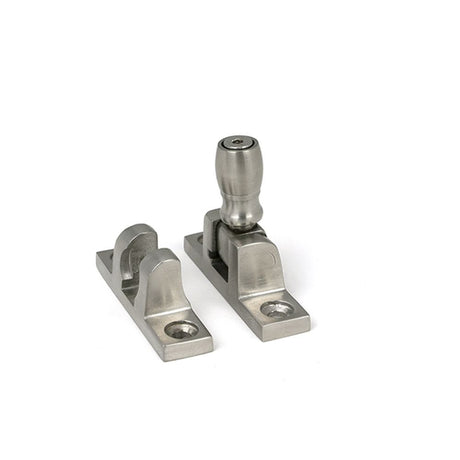 High quality images of the From The Anvil - Satin Marine SS (316) Mushroom Brighton Fastener - Narrow (Square) | Sku. Anvil-46638 | available to order from Trade Door Handles, quick delivery at discounted prices.