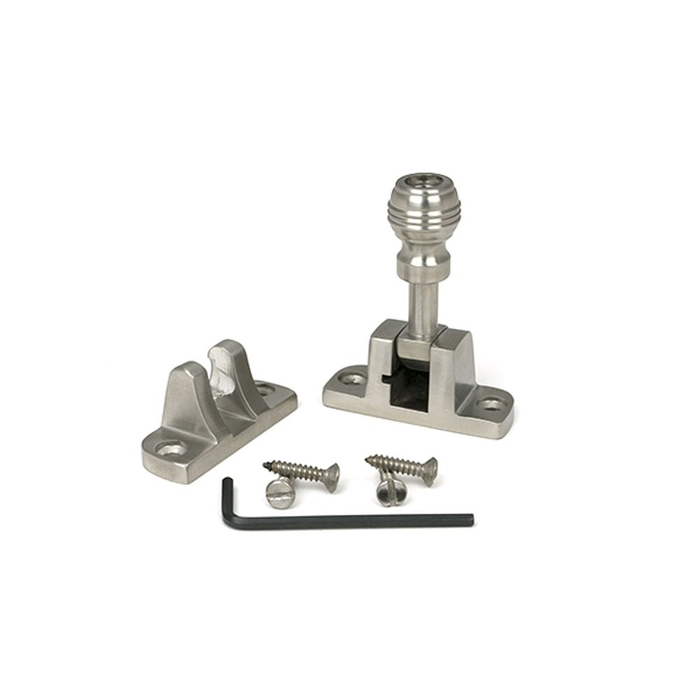 High quality images of the From The Anvil - Satin Marine SS (316) Prestbury Brighton Fastener (Radiused) | Sku. Anvil-46640 | available to order from Trade Door Handles, quick delivery at discounted prices.