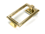 From The Anvil - Aged Brass Brompton Door Knocker | Sku. 46644 | Trade Door Handles.