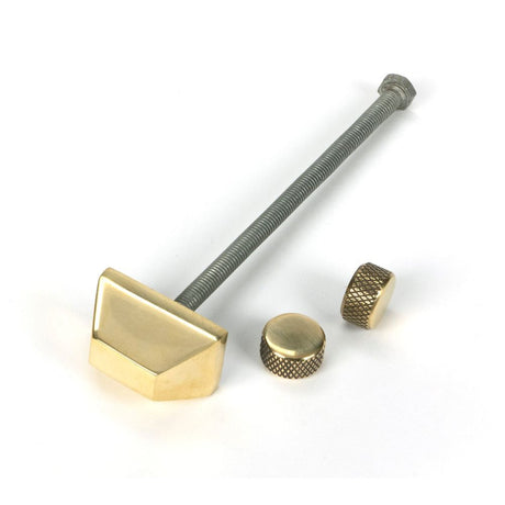 From The Anvil - Aged Brass Brompton Door Knocker | Sku. 46644 | Trade Door Handles.