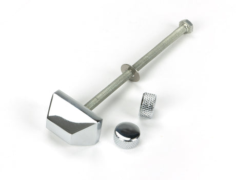 From The Anvil - Polished Chrome Brompton Door Knocker | Sku. 46645 | Trade Door Handles.