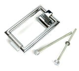 From The Anvil - Polished Chrome Brompton Door Knocker | Sku. 46645 | Trade Door Handles.