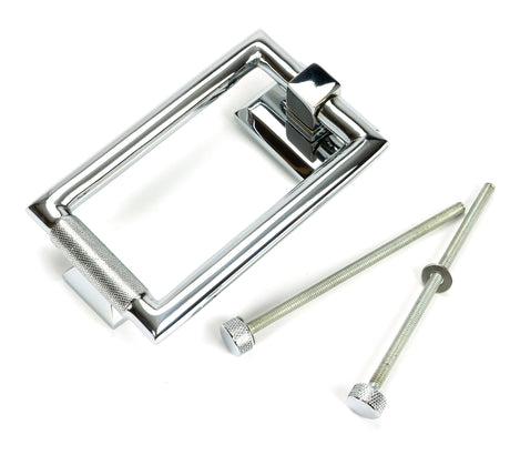 From The Anvil - Polished Chrome Brompton Door Knocker | Sku. 46645 | Trade Door Handles.