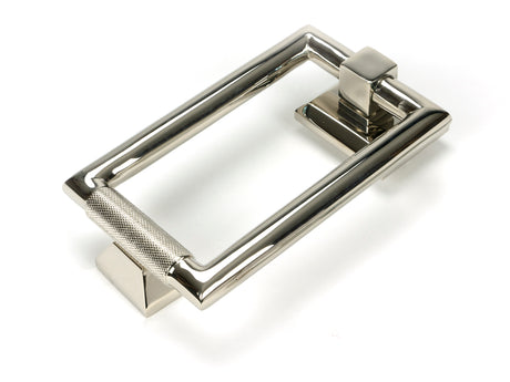 From The Anvil - Polished Nickel Brompton Door Knocker | Sku. 46646 | Trade Door Handles.